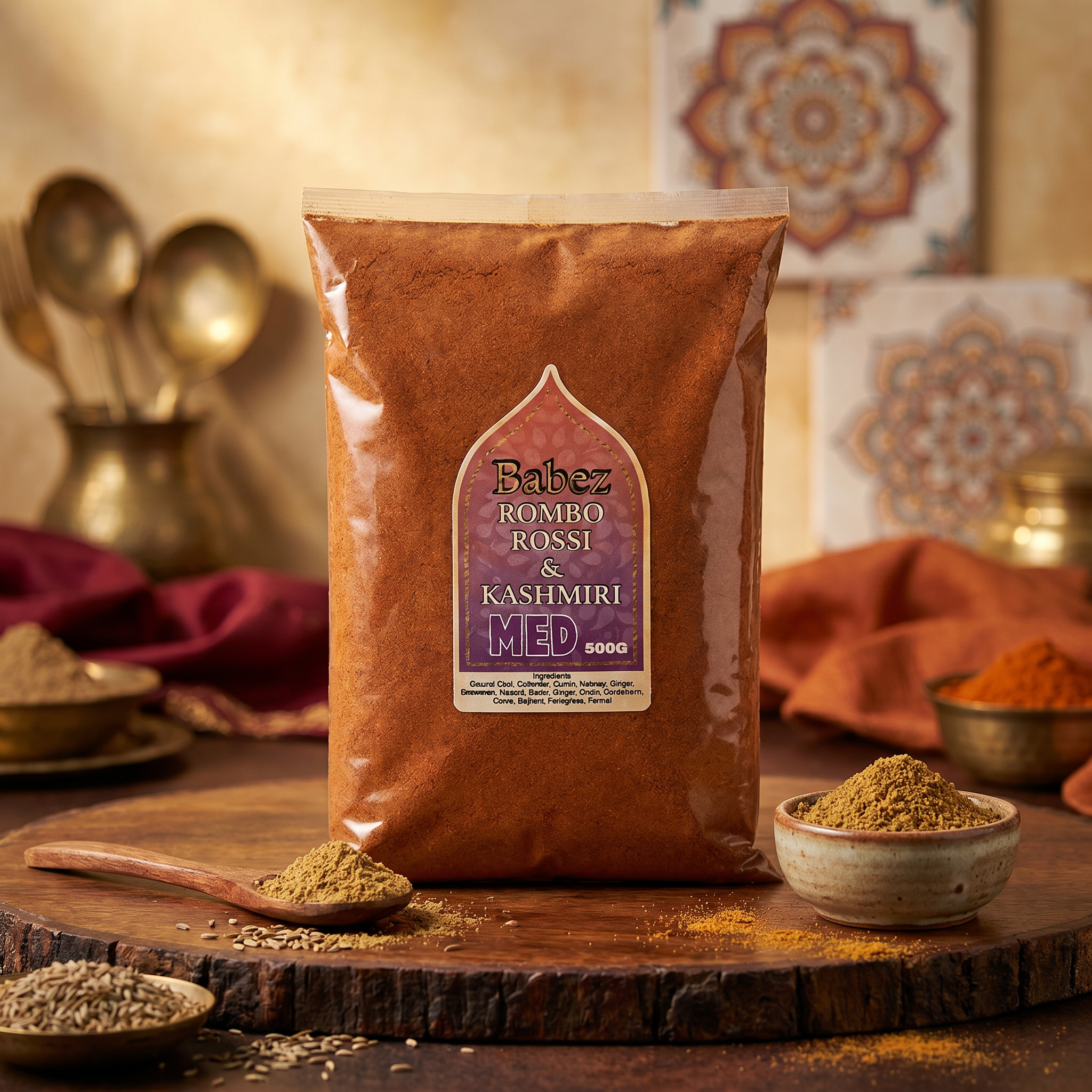 Babez Rombo Rossi & Kashmiri Masala Medium 500g | Masala Factory