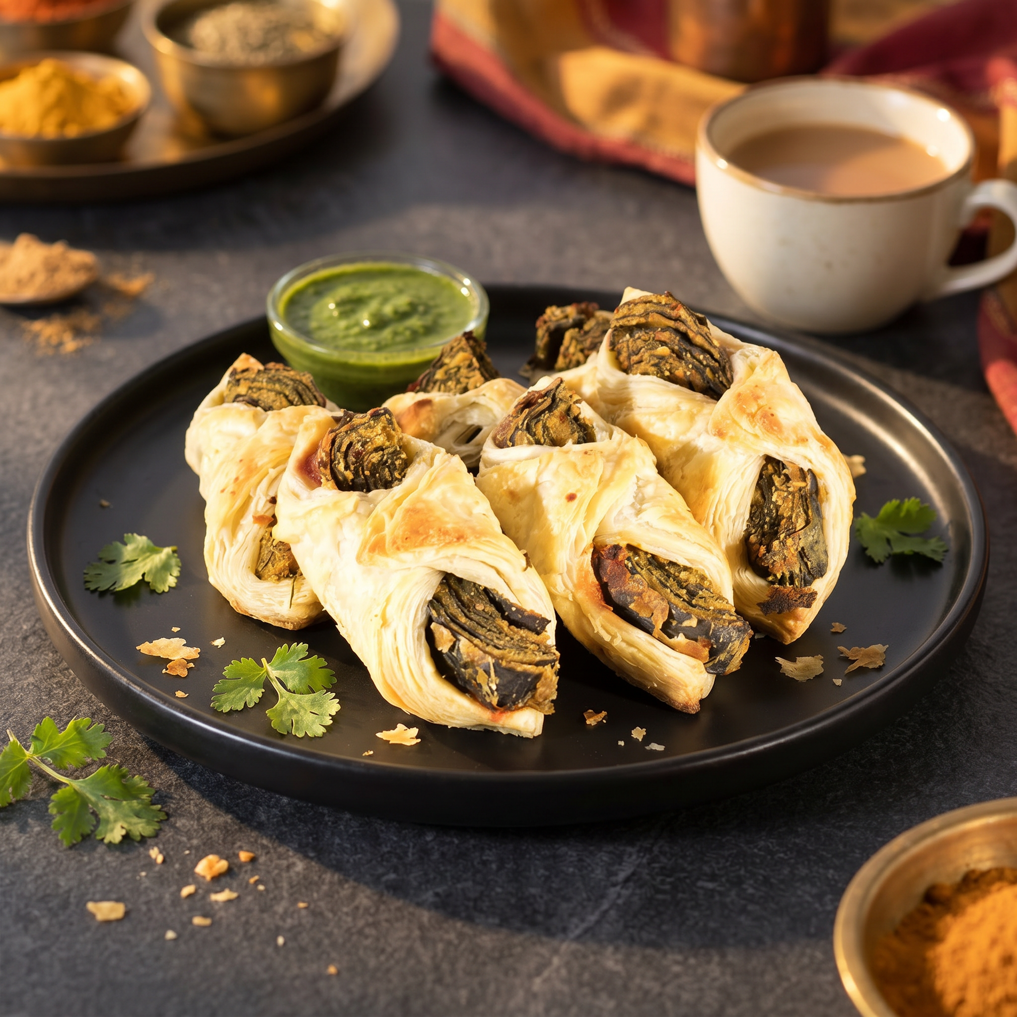 Patha Pastry Per Doz | Vegetarian Indian Snacks | Masala Factory
