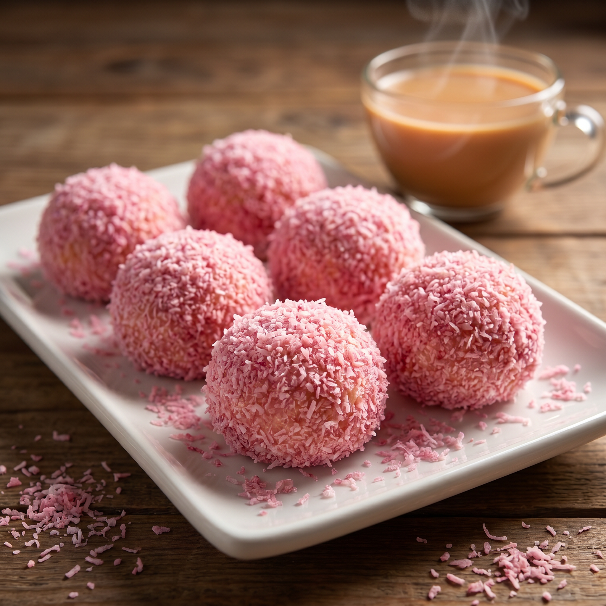 Snowballs Per 6 | Pink Coconut Bakery Treats | Masala Factory